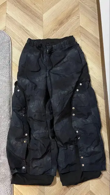 grancy 나일론 팬츠 블랙