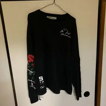 LEGENDA 꽃무늬 자수 긴팔 셔츠