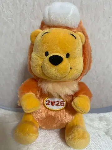 푸우 경자년 2026 인형 배지 디즈니 리조트