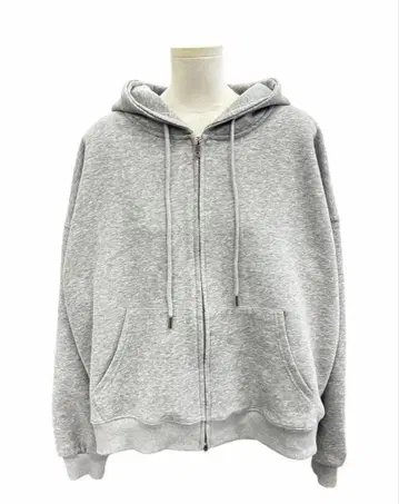 Wayswil W-8101 후디 스마일리 로고 집업 후드티