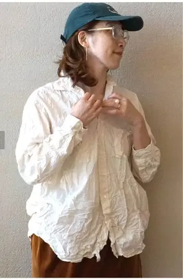 저널 스탠다드 럭스/바지 란트만 주름 가공 셔츠