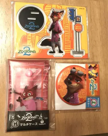 주토피아 HAPPY 복권 닉 아크릴 스탠드 복권 캔 거울