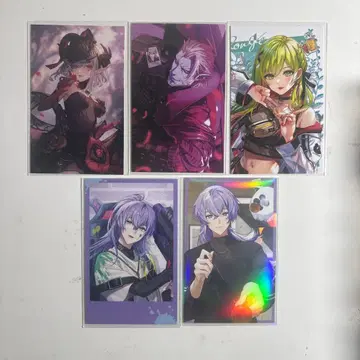 호시미치 쇼 에루 기루자렌III세 모리나카 하나사키 보이스 비주얼 카드