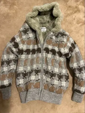 SEVEN ISLANDS 노르딕 무늬 M 빈티지 코위찬 니트