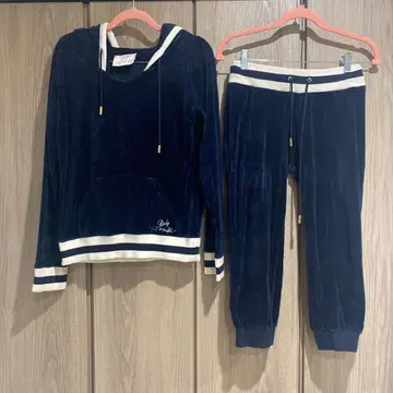 Rady 벨로아 셋업 후드티 팬츠 네이비