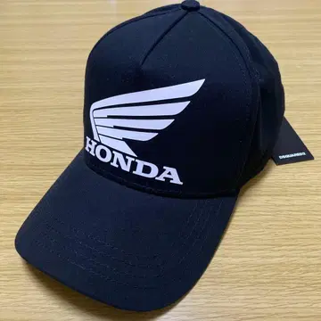 DSQUARED2 x HONDA 콜라보 캡 블랙 프리 사이즈