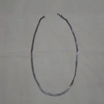 실버 목걸이 (코팅 아님, 견고)