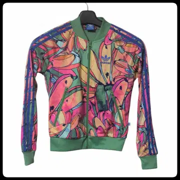 adidas 플라워 프린트 자켓