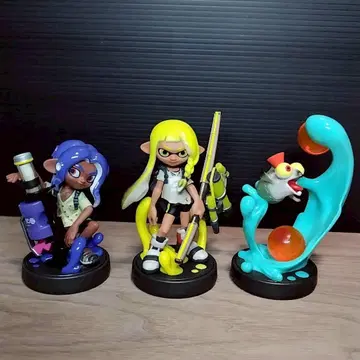 Splatoon 오징어 캐릭터 amiibo 3체 세트