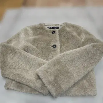 에코 퍼 베이지 ZARA xs 새상품