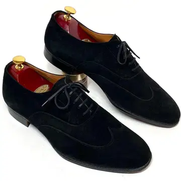 Rene Caty 블라인드 풀 브로그 블랙 US8.5EEE 가죽 신발