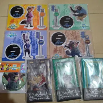 주토피아 2 해피 복권 G상 아크릴 스탠드 4개 세트 덤 포함