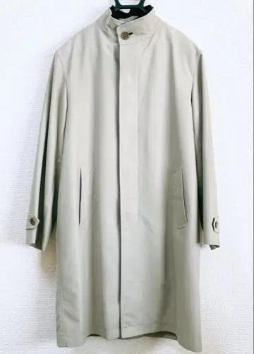 AOKI 비즈니스 코트 스탠드 카라 라이너 포함 아이보리 M 사이즈