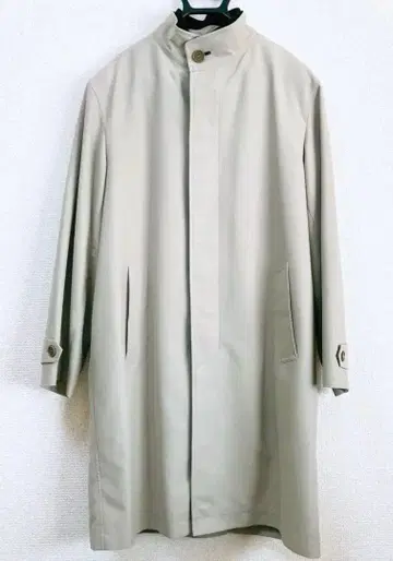 AOKI 비즈니스 코트 스탠드 카라 라이너 포함 아이보리 M 사이즈