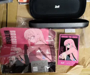 zoff 봇치더록 안경 케이스 안경닦이 스티커 고토 히토리