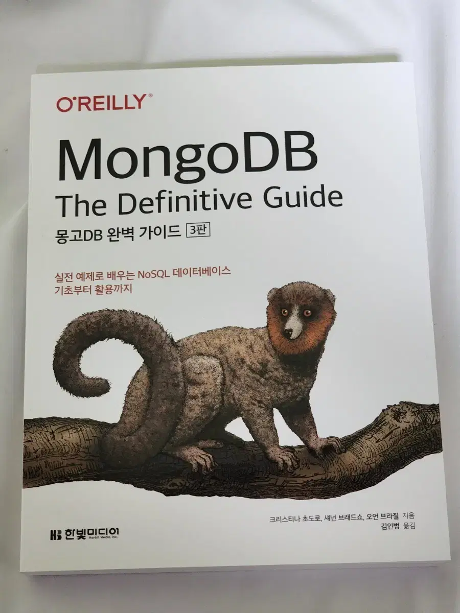 새상품) 몽고DB 몽고디비 MongoDB 완벽 가이드 3판 | Buy from Bunjang via Kfriday Proxy