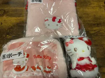 산리오 뽑기 헬로키티 마스코트 파우치 복조리 세트