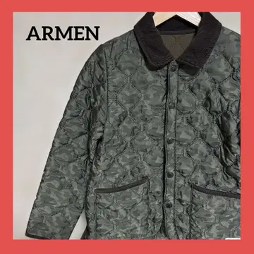 ARMEN 퀼팅 자켓 카모플라주 카모플라쥬 0