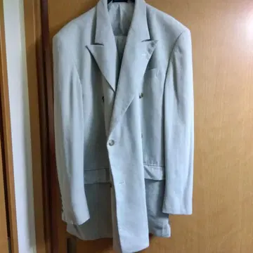 멘티노라스 라이트 그레이 더블 브레스트 수트