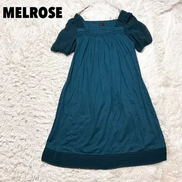MELROSE 멜로즈 소매 쉬폰 원피스