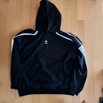 CRONOS 후드 부착 블랙 후드티