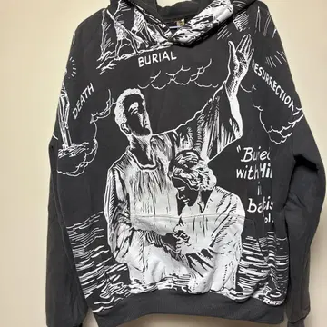 데스 배리어 부활 테마 후드티 123