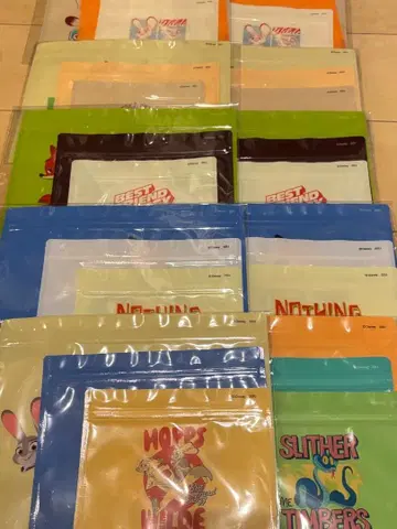 주토피아 Happy 복권 J상 지퍼 백 세트