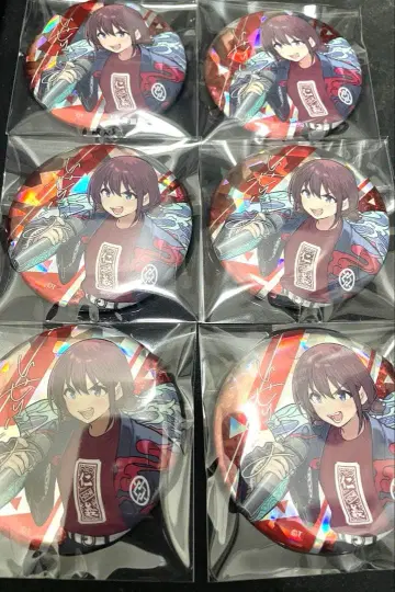 걸즈 밴드 클라이 캔뱃지 니나 사인 홀로 6점