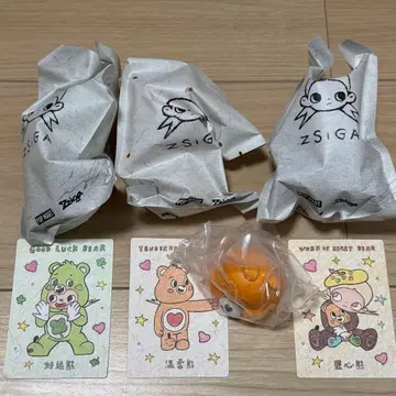 Zsiga x 케어베어 POPMART 3체 세트 피규어