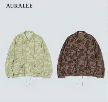 AURALEE 카모플라쥬 밀리터리 자켓