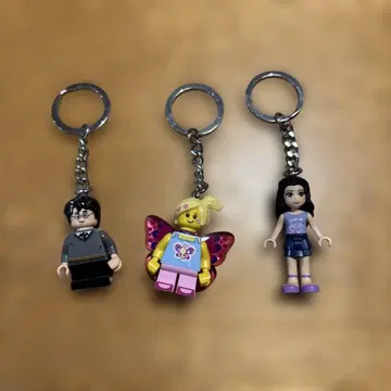 LEGO 캐릭터 키링 3개 세트