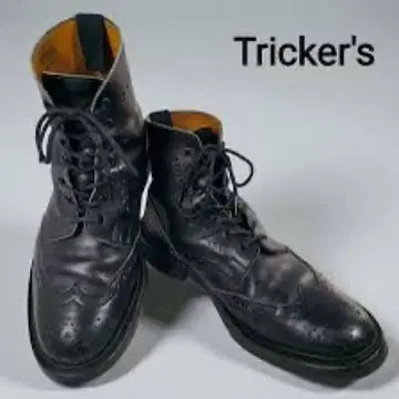 트리커스 부츠 M2508 몰튼 윙팁 블랙 UK8