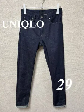[UNIQLO] 새상품급 슬림핏 청바지/셀비지 29 네이비 완판템