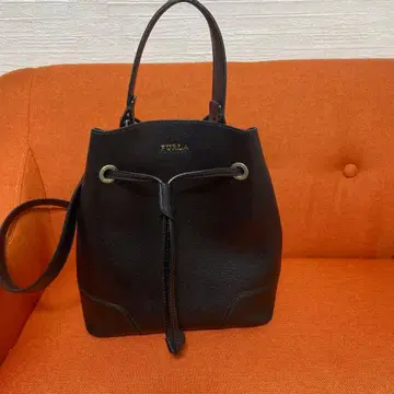 FURLA 블랙 복조리형 숄더백
