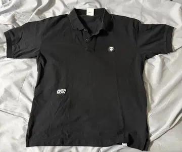 Aape 블랙 피케 셔츠