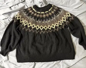 FREAK'S STORE 노르딕 무늬 울 스웨터