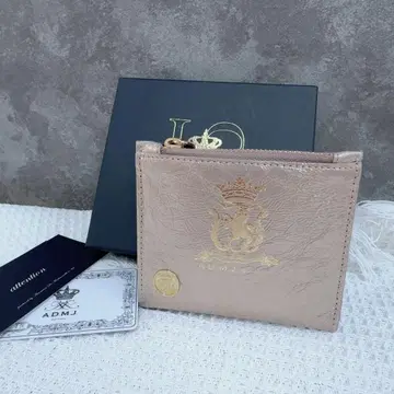 [컨디션 최상] A.D.M.J 크랙 메탈 스몰 월렛 2단 접이식 지갑