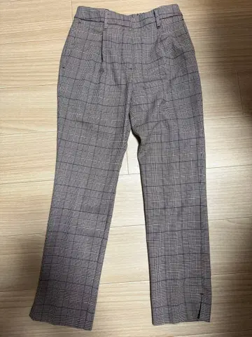 PLST 스틱 팬츠 (체크)