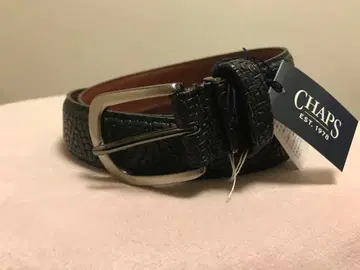 CHAPS 차프스 소가죽 가죽 벨트 일본제 블랙