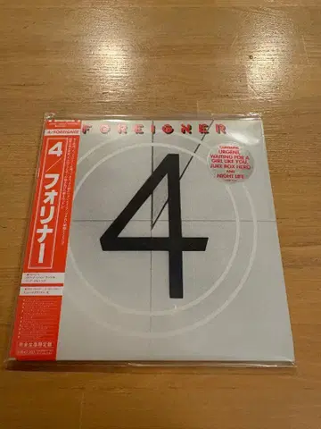 Foreigner 4 종이 자켓 CD