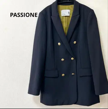 새상품급! PASSIONE 파시오네 자켓 골드 버튼 네이비
