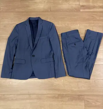 STUDIOUS 네이비 슬림핏 비즈니스 정장