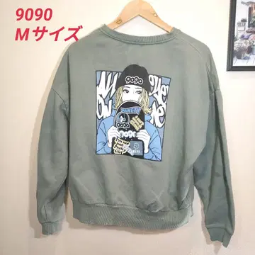 over x 9090 x Hime Skater Girl 맨투맨 M 사이즈