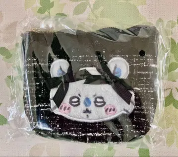 치이카와 모몽가 트위드 티슈 파우치 리본 소품함 파우치 새상품