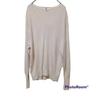 UNIQLO 유니클로 [ M ] 니트소 V넥 여성용 유니클로 구제 의류