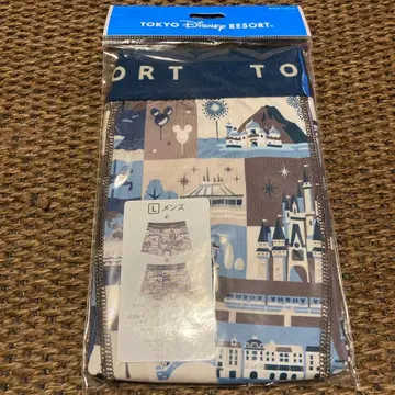 도쿄 디즈니 리조트 미키 패턴 숏팬츠 L 사이즈