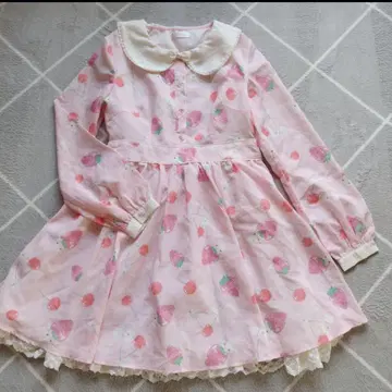 To Alice 딸기 토끼 원피스