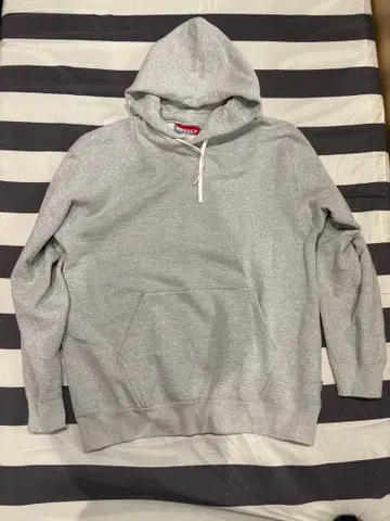 NEVVER 뉴아어 그레이 후드티 XXL 일본제