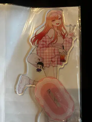 그녀의 장난감 전람회 빅 아크릴 스탠드 핑크 코디