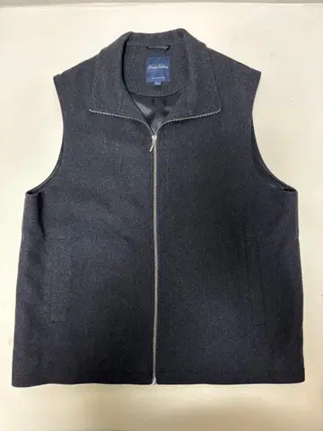 브룩스브라더스 캐시미어 혼방 울 집업 베스트 USA제